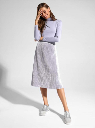 Велюровая юбка с плиссировкой MADEMOISELLE