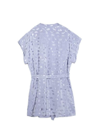 Халат для дома из вискозы премиального качества &quot;Прикосновение шелка&quot; LUX LOUNGEWEAR LHW 999 || Халат жін. CE LUX LOUNGEWEAR LHW 999, р.170-92-98, grey-lilac