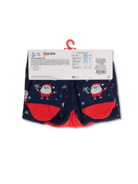 Колготки дитячі Conte Kids NEW YEAR 19С-98/1СП, р. 80-86 (14), 553 темно-синій Колготки дитячі Conte Kids NEW YEAR 19С-98/1СП, р. 80-86 (14), 553 темно-синій