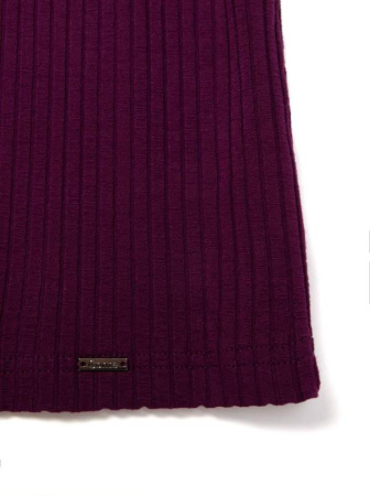 Классическая водолазка в рубчик 822 || Джемпер жін. CE LD 822, р.170-84, plum