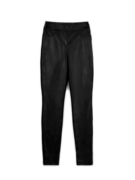 Ультрамодные комбинированные джеггинсы SHINE, р.170-98, Nero