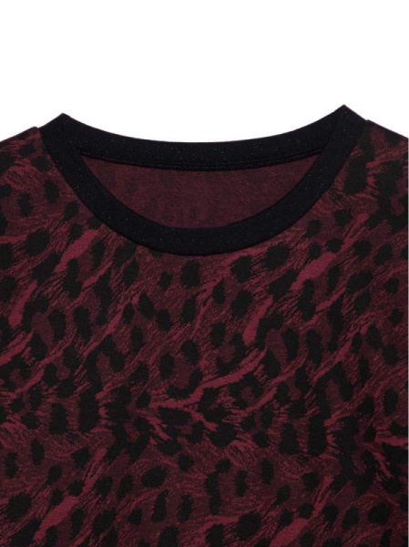 Платье с леопардовым рисунком LPL 1045