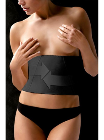 Корсет утягивающий Intimidea Gold 110417 с поддерживающими пластиковыми вставками с сильным давлением Черный