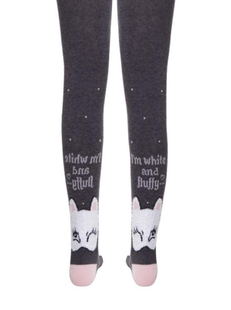 Колготки детские Conte Kids TIP-TOP 18С-266СП, р.116-122 (18), 504 темно-сірий