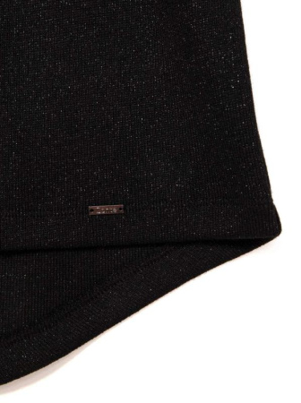 Удлиненный джемпер с мерцающим блеском 833 || Джемпер жін. CE LD 833, р.170-96, Nero