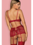 Комплект Obsessive Lividia set  Красный || Комплект Obsessive Lividia set  Красный
