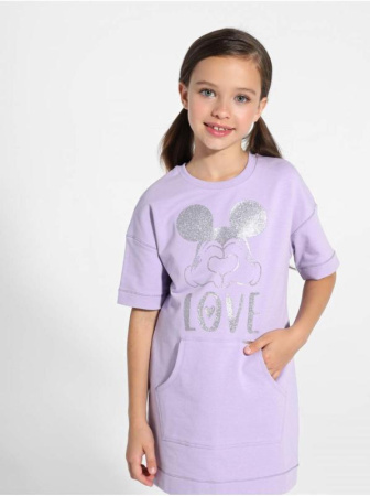 Хлопковая туника с мерцающим рисунком Disney 955