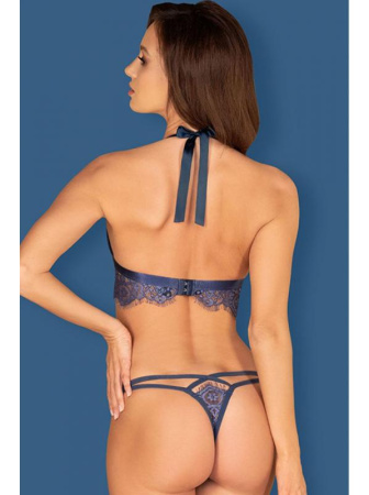 Комплект Obsessive Flowlace set Синий || Комплект Obsessive Flowlace set Синий