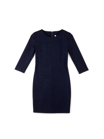 Ультрамодное платье-футляр с металлическим блеском 854 || Плаття жін. CE LPL 854, р.170-88-94, Marino