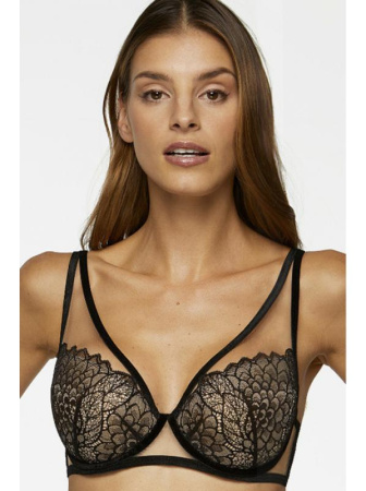 Бюстгальтер push up Kinga Ivy PU-777 Черный