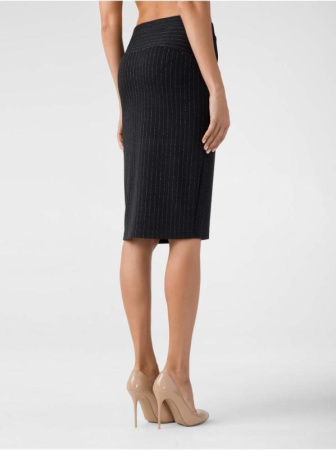 Моделирующая юбка-футляр MADAME || Спідниця жін. CE MADAME, р.164-102, shiny black