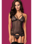 Комплект Obsessive 838-COR-1 corset  Черный || Комплект Obsessive 838-COR-1 corset  Черный