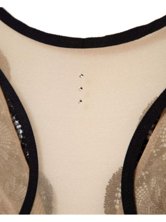 Бюстье с кристаллами Swarovski LBE 1079 || Бюстьє жіноче CE SWAROWSKI LBE 1079, р.170-100, royal black