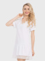 Туника с фактурным кружевом LTH 739 || ВТЖ Туніка жін. CE LTH 739, р.164-96-102, білий