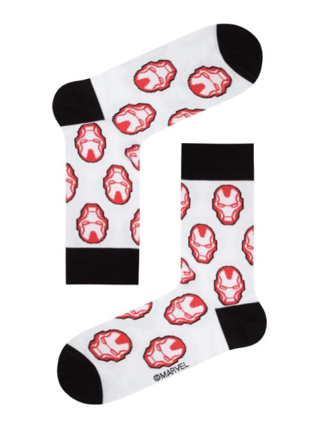 Носки муж. DW MARVEL 17С-140СПМ, р.25, 064 белый