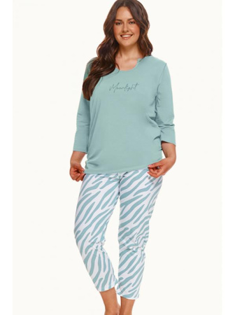 Пижама Taro Carla 2606 Зелено-белый