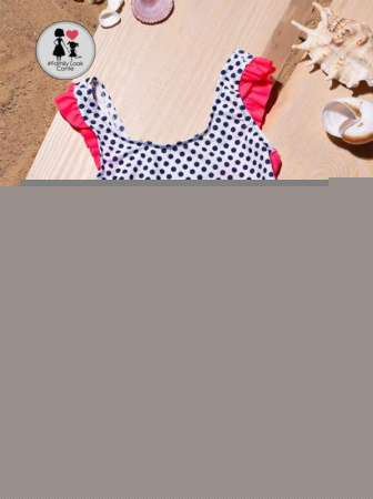 Слитный купальник в мелкий горошек FUN BUBBLE