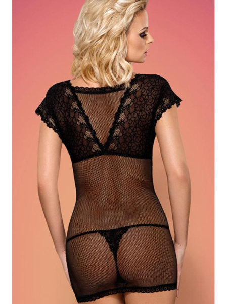Комплект Obsessive 821-CHE-1 chemise Черный Комплект Obsessive 821-CHE-1 chemise Черный