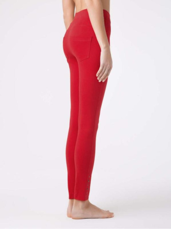Ультраэластичные джеггинсы с металлическим декором VEGAS, р.164-90, risky red || Джеггинсы с металлическим декором VEGAS, р.164-94, risky red