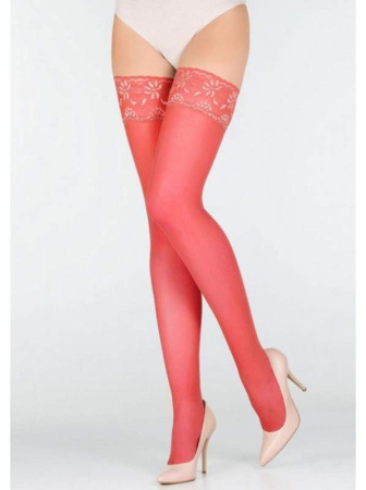 Чулки женские MARILYN Erotic 15, 5, red(красный) || Чулки женские MARILYN Erotic 15, 5, red(красный)