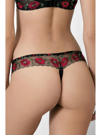 Стринги Ewa Bien Abigeil C201 Черно-красный