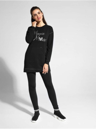 Хлопковая туника с мерцающей надписью Disney LTH 954