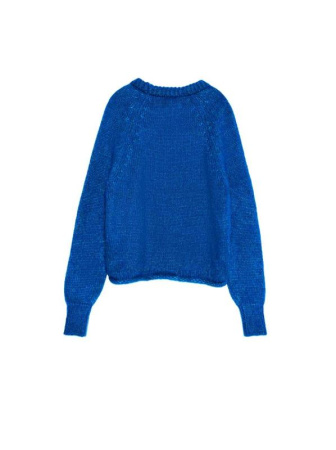 Вязаный джемпер из объемной итальянской пряжи с шерстью и мохером LDK 075 || Джемпер жін. CE LDK075 18С-265СП, р.170-88, emerald green