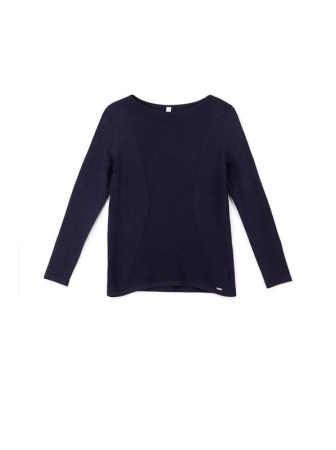 Экстрамягкий джемпер из пряжи с модалом 030 || Джемпер жін. CE LDK030 17С-124СП, р.158,164-88, синій