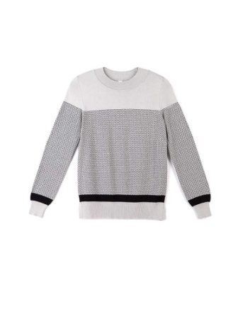 Экстрамягкий фактурный джемпер с металлическим блеском 035 || Джемпер жін. CE LDK035 17С-169СП, р.158,164-84, білий