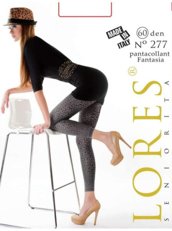 Леггинсы Lores №277 60 Den, 1/2, nero(чёрный)