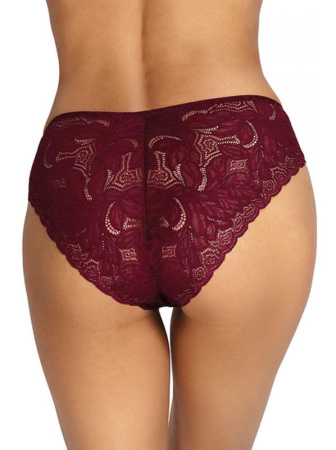 Полные трусики Ewa Bien Jasmin C110 Бургундово-бежевый || Полные трусики Ewa Bien Jasmin C110 Бургундово-бежевый