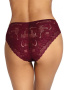 Полные трусики Ewa Bien Jasmin C110 Бургундово-бежевый || Полные трусики Ewa Bien Jasmin C110 Бургундово-бежевый