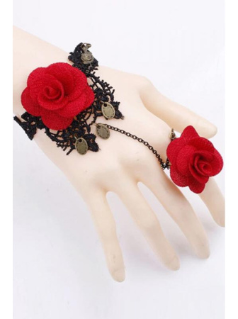 Слейв-браслет Cofashion Bidane Черно-красный