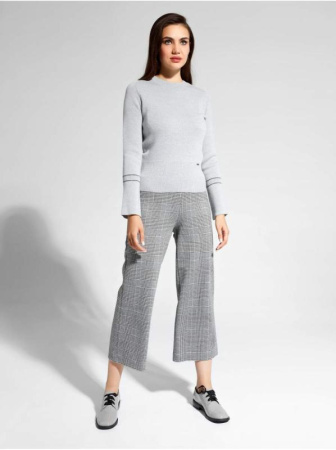 Вязаный джемпер с расклешенными рукавами LDK 059 || Джемпер жін. CE LDK059 18С-211СП, р.170-88, moon grey