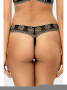 Стринги Ewa Bien Avero C201 Черно-бежевый