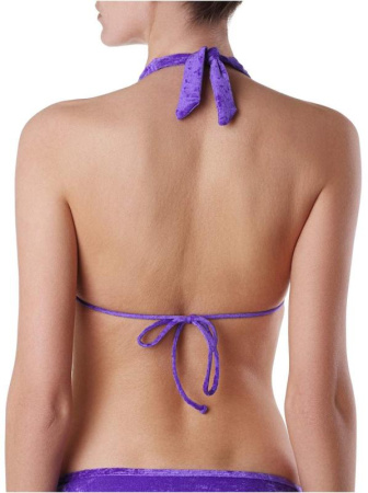 Лиф-халтер с мягкими треугольными чашками ROXY VELVET || Бюстгалтер купальний жін. CE ROXY VELVET, р.87-93, turguoise