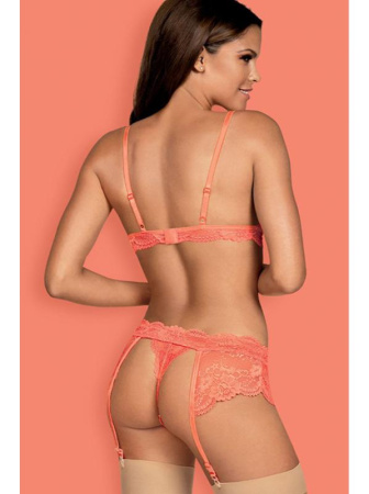 Комплект Obsessive 810-SEG-5 set Коралловый || Комплект Obsessive 810-SEG-5 set Коралловый