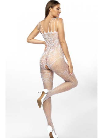 Комбинезон-сетка Anais Chrystelle Белый || Комбинезон-сетка Anais Chrystelle Белый