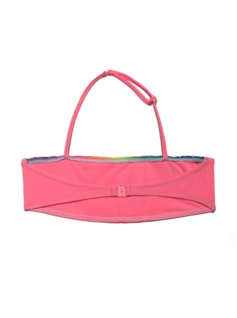 Купальник с радужными воланами RAINBOW || Костюм купальний для дівчат CE RAINBOW, р.152-76, pink