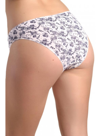 Полные трусики ORO Aurelia 2204 Бело-синий