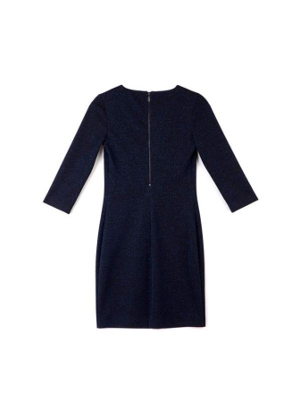 Ультрамодное платье-футляр с металлическим блеском 854 || Плаття жін. CE LPL 854, р.170-88-94, Marino