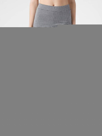 Кюлоты с высокой посадкой и рисунком &quot;гусиная лапка&quot; CLASSIC CHIC || Брюки жін. CE CLASSIC CHIC, р.164-102, grey-ivory check