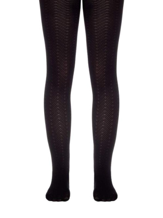 Колготки с рисунком &quot;точки&quot; NANCY, р.104-110, Nero