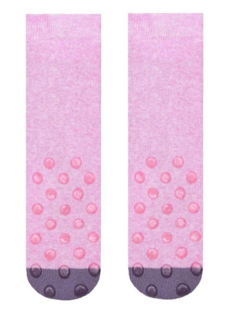Носки дет. CK ВЕСЕЛЫЕ НОЖКИ (махровые, антискольз.) 17С-45СП, р.16, 292 светло-розовый || Шкарпетки дит. ВЕСЕЛІ НІЖКИ (махрові, проти ковзання) 17С-45СП, р.18, 295 бежевий