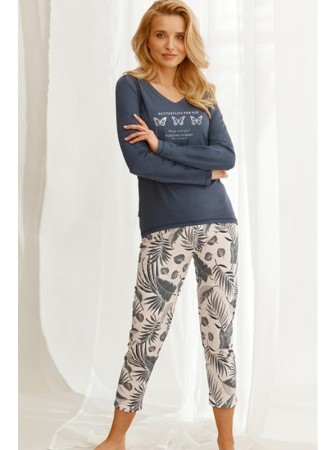 Пижама Taro Omena 2559 Темно-синий-экри || Пижама Taro Omena 2559 Темно-синий-экри