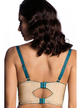 Бюстье с мягкой чашкой Ewa Bien Majuna P104 Телесно-изумрудный || Бюстье с мягкой чашкой Ewa Bien Majuna P104 Телесно-изумрудный