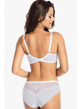 Комплект Gaia - бюстгальтер с мягкой чашкой Eve 1027 и полные трусики Goldie 899 Белый || Комплект Gaia - бюстгальтер с мягкой чашкой Eve 1027 и полные трусики Goldie 899 Белый