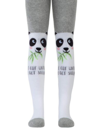 Колготки детские Conte Kids SOF-TIKI 7С-38СП, р.62-74 (12), 531 білий-сірий