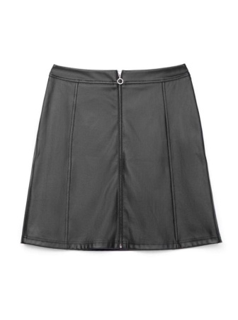 Юбка А-силуэта с напылением &quot;под кожу&quot; LITA || Спідниця жін. CE LITA, р.170-98, black