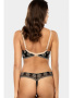 Комплект Ewa Bien Avero - бюстгальтер с мягкой чашкой B104 и стринги C201 Черно-бежевый || Комплект Ewa Bien Avero - бюстгальтер с мягкой чашкой B104 и стринги C201 Черно-бежевый